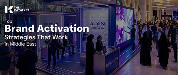 Brand activation strategies Middle East, showing live consumer engagement and an experiential marketing campaign in Dubai